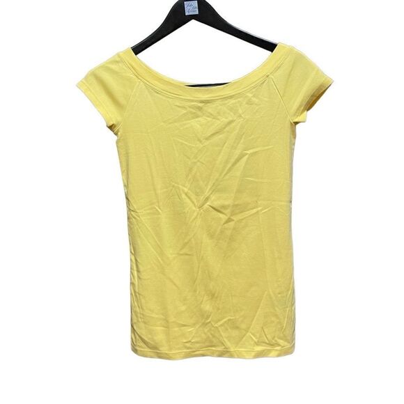 🌟 Ann Taylor off The Shoulder Short Sleeve Tshirt - Picture 1 of 2